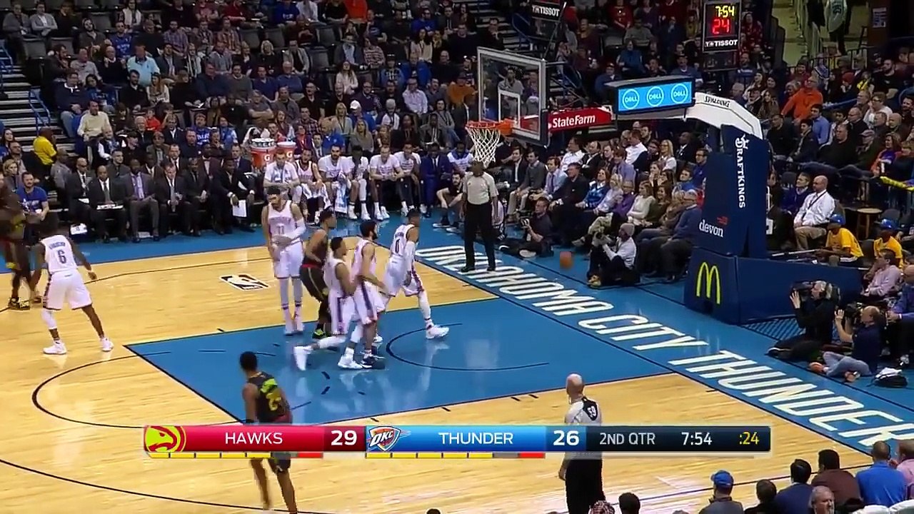 Dennis Schroder 31 Pts Highlights _ Hawks vs Thunder _ December 19, 2016 _ 2016-17 NBA Season-DNXBcPewuUA