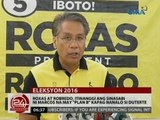 24 Oras: Roxas at Robredo, itinanggi ang sinasabi ni Marcos na may 'plan B' kapag nanalo si Duterte