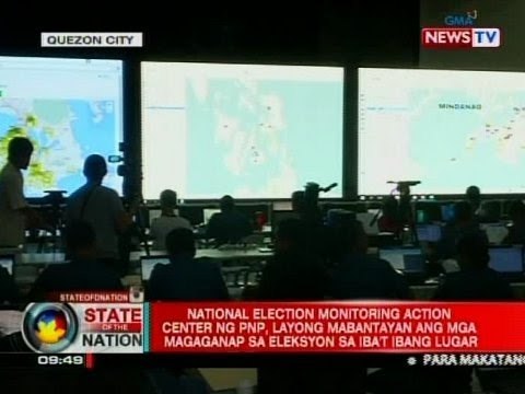Nat'l Election Monitoring Action Center ng PNP, layong mabantayan ang mga magaganap sa eleksyon