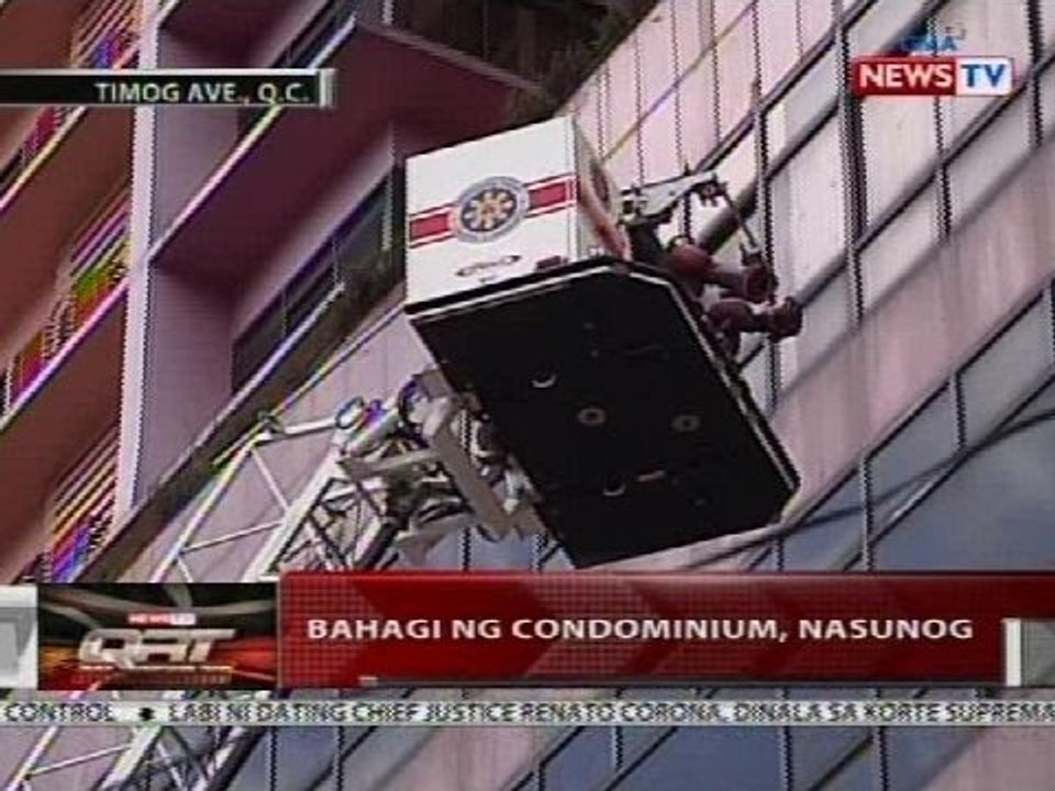 QRT: Bahagi ng condominium, nasunog
