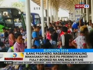 Ilang pasahero, nagbabakasakaling makasakay ng bus pa-probinsya kahit fully-booked na ang mga biyahe