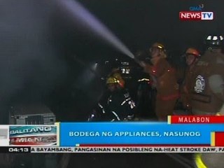 BP: Bodega ng appliances, nasunog