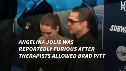 Angelina Jolie furious after Brad Pitt saw kids on Christmas