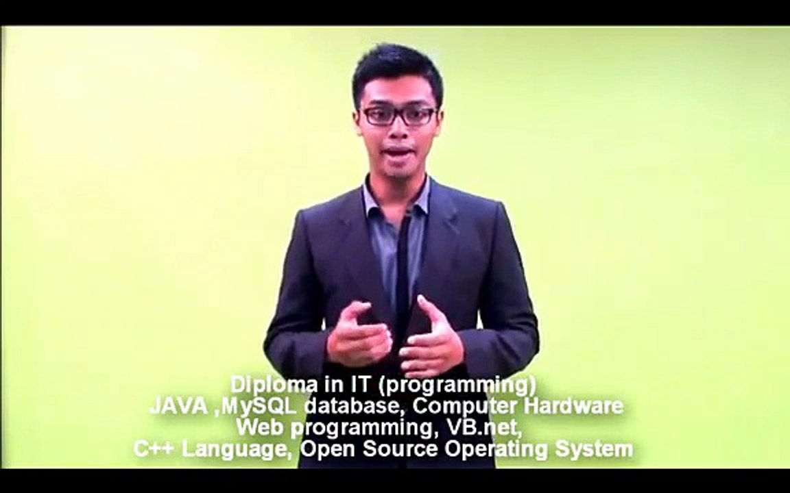 Video Resume IT Programming student