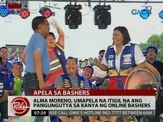24 Oras: Alma Moreno, umapela na itigil na ang pangungutya sa kanya ng online bashers