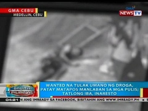 Wanted na tulak umano ng droga, patay matapos manlaban sa mga pulis