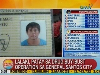 UB: Lalaki, patay sa drug buy-bust operation sa GenSan