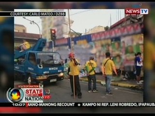SONA: Mga campaign paraphernalia, sinimulan nang pagbabaklasin ng MMDA