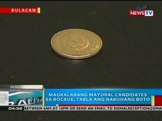 BP: Magkalabang mayoral candidate sa Bocaue, tabla ang nakuhang boto
