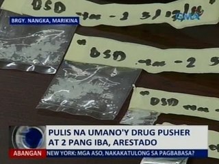 Saksi: Pulis na umano'y drug pusher at 2 pang iba, arestado