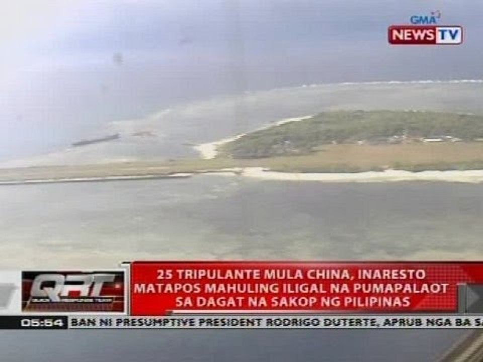 QRT: 25 tripulante mula China, inaresto