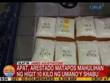 UB: 4, arestado sa Bacoor, Cavite matapos mahulihan ng higit 10 kilo ng umano'y shabu