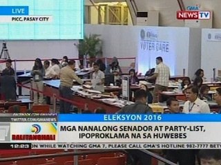 BT: Mga nanalong senador at party-list, ipoproklama na sa Huwebes