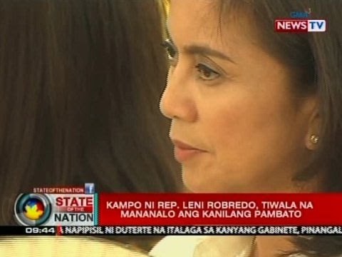 SONA: Kampo ni Rep. Robredo, tiwala na mananalo ang kanilang pambato