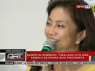 QRT: Kampo ni Robredo, tiwalang siya ang panalo sa pagka-bise presidente
