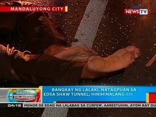 BP: Bangkay ng lalaki, natagpuan sa EDSA Shaw tunnel; hinihinalang biktima ng hit and run