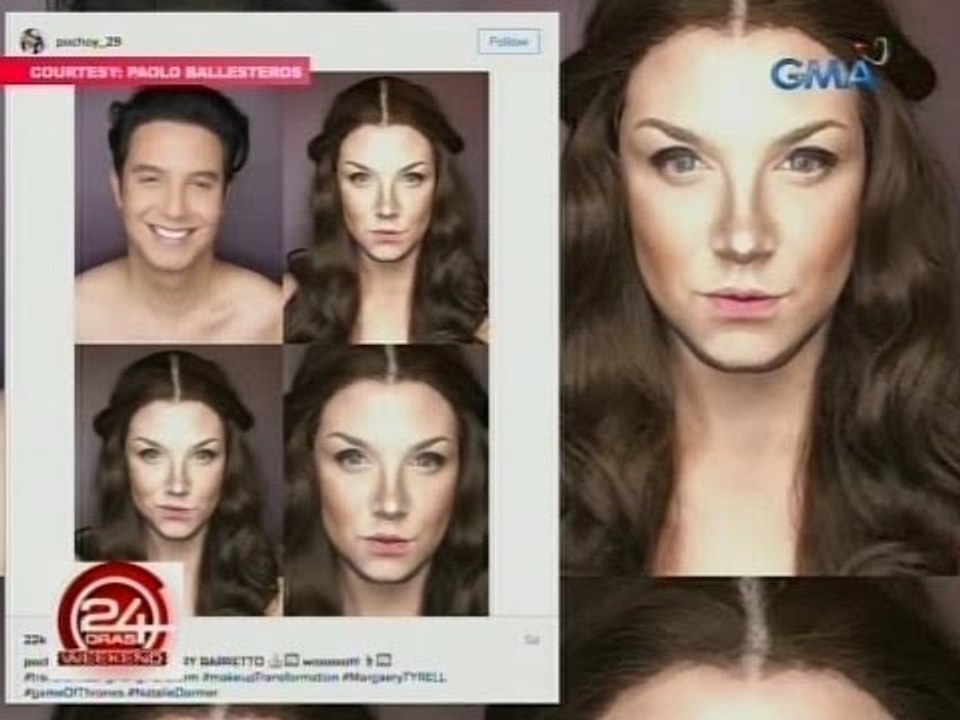 24 Oras: Paolo Ballesteros, nag-make-up transformation ng Game of Thrones characters