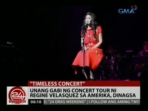 24 Oras: Unang gabi ng concert tour ni Regine Velasquez sa Amerika, dinagsa