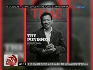24 Oras: Presumptive President Duterte, bagong cover ng Time magazine