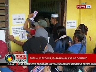 SONA: Special elections, isasagawa bukas ng Comelec