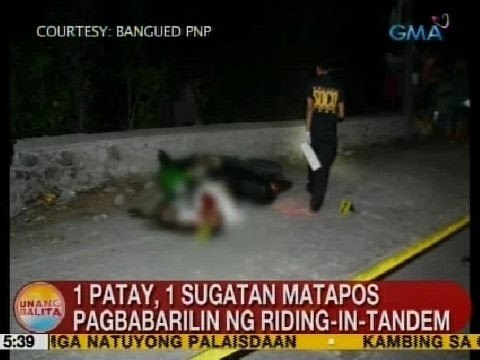 UB: 1 patay, 1 sugatan matapos pagbabarilin ng riding-in-tandem sa Abra