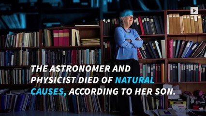 Astronomy pioneer Vera Rubin dies at 88
