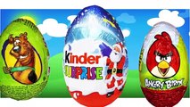 Finger Family Kinder Surpise Eggs Frozen Mickey Mouse Masha and The Bear Eggs