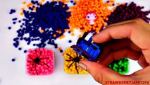 Cars 2 - Play Doh Shopkins Spongebob LPS Rainbow Dippin Dots - Surprise Eggs