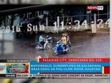 BP: Motorsiklo, sumemplang sa kalsadang basa dahil sa pag-ulan