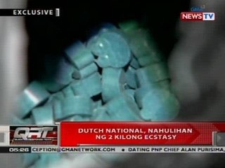 QRT: Dutch national, nahulihan ng 2 kilong ecstasy