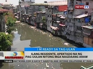 Ilang residente, apektado na ng pag-uulan nitong mga nadgaang araw