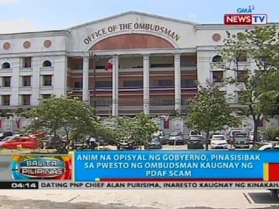 Anim na opisyal ng gobyerno, pinasisibak sa pwesto ng Ombudsman kaugnay ng PDAF scam
