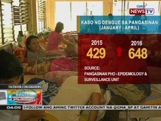 Mga kaso ng dengue sa Pangasinan mula Enero hanggang Abril, umabot na sa 648