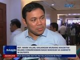 Saksi: Rep. Mark Villar, kailangan munang manumpa bago magbitiw bilang congressman