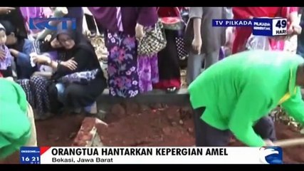 Isak Tangis Orang Tua Hantarkan Pemakaman Amelia