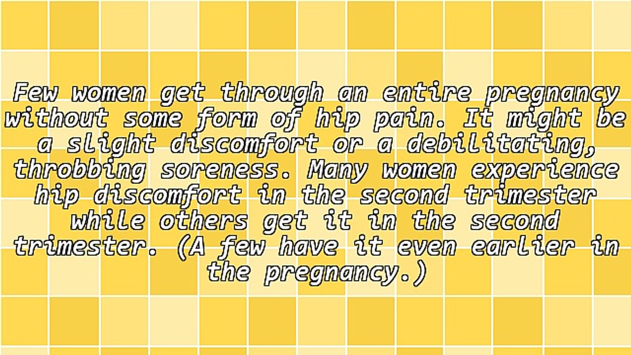 5 Facts to Know About Hip Pain and Pregnancy