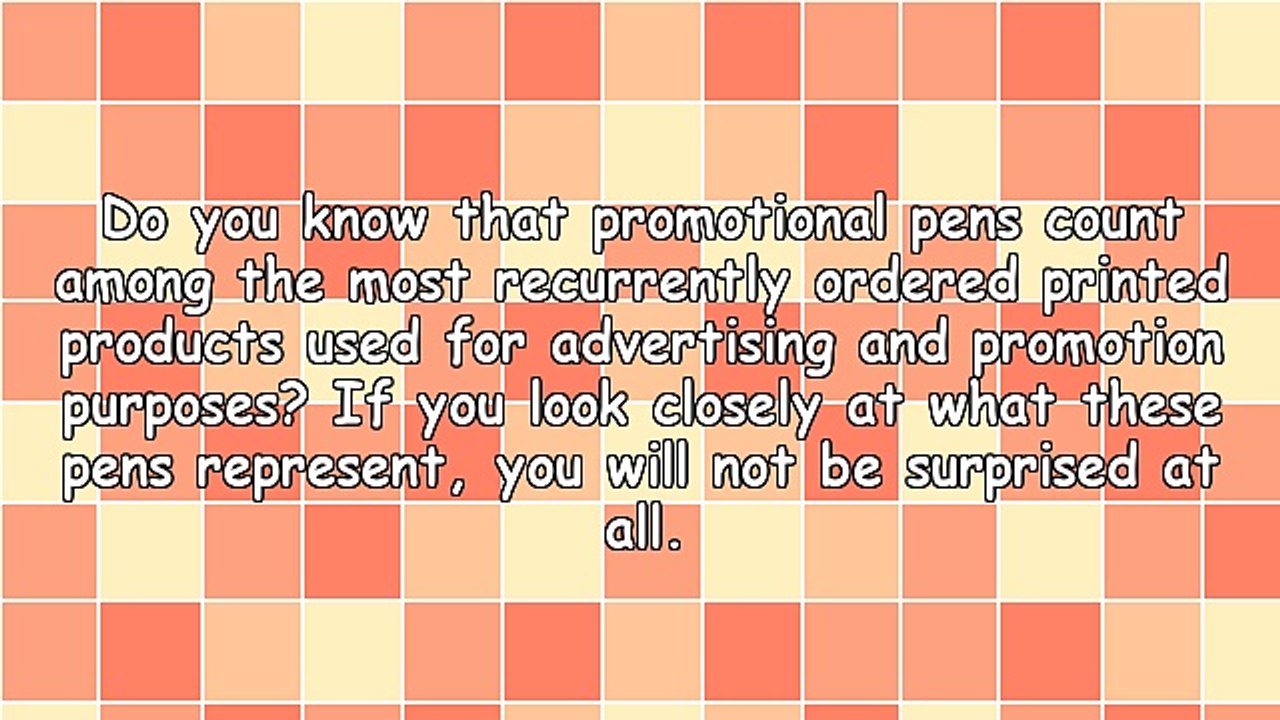 Branded Pens - An Effective Advertising Strategy for Promoting Your Business