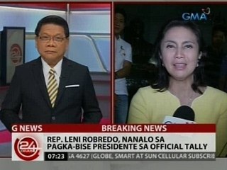 24 Oras: Panayam kay Rep. Leni Robredo