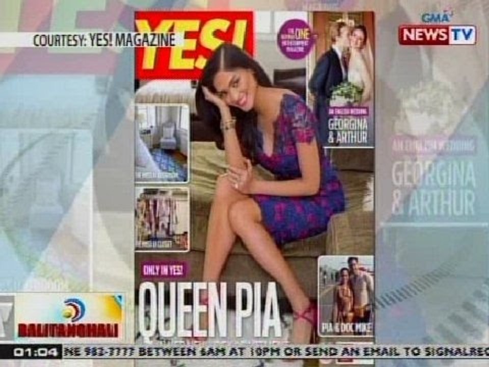 BT: Miss Universe 2015 Pia Alonzo Wurtzbach, tampok sa cover ng isang entertainment magazine