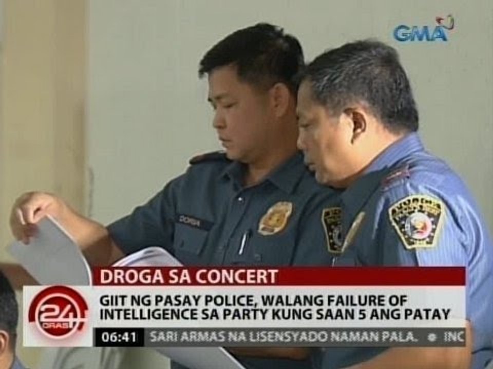 24 Oras: Giit ng Pasay Police, walang failure of intelligence sa party kung saan 5 ang patay