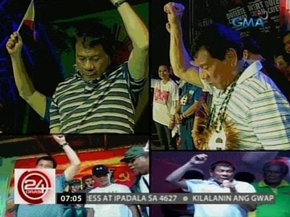 24 Oras: Duterte, iginiit na maninindigan siya para sa gobyerno kahit malapit siya sa leftist groups