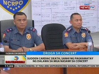 Sudden cardiac death, sanhi ng pagkamatay ng dalawa sa mga nasawi sa concert