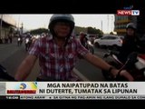 BT: Mga naipatupad na batas ni Duterte, tumatak sa lipunan