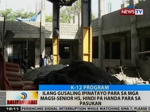 BT: Ilang gusaling ipinatayo sa mga magsi-senior HS, hindi pa handa para sa pasukan