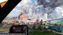 Explosion d'un marché de feu d'artifice au Mexique ( 300 Magasins)