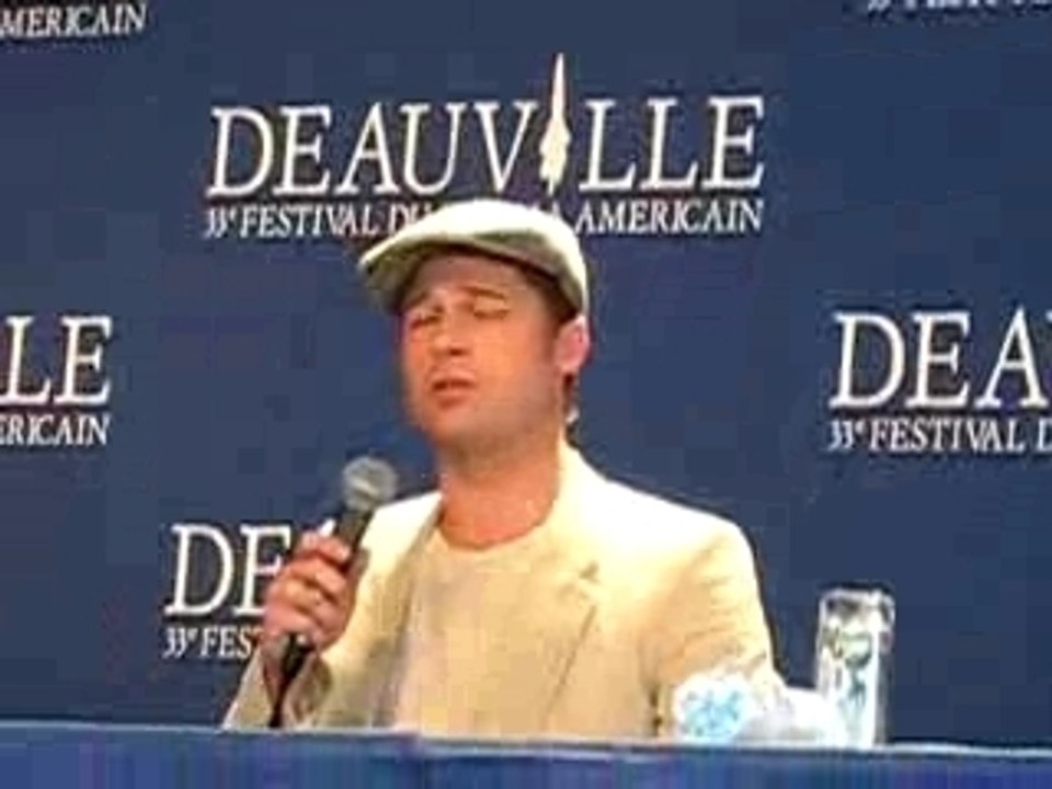 Brad PITT - Deauville conférence