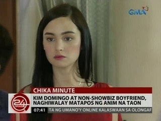 24 Oras: Kim Domingo at non-showbiz boyfriend, naghiwalay matapos ng anim na taon