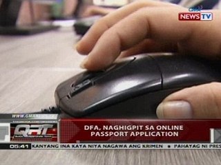 QRT: DFA, naghigpit sa online passport application