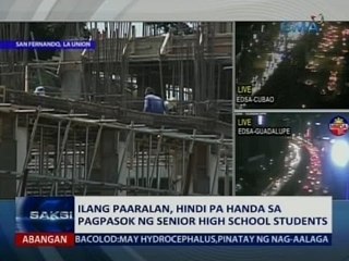 Saksi: Ilang paaralan, hindi pa handa sa pagpasok ng senior high school students