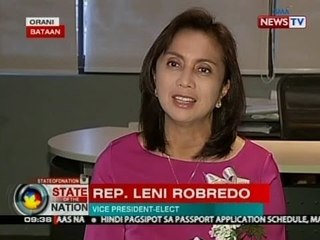 SONA: Robredo, hindi iniinda na 'di siya imbitado sa pulong ni Duterte sa magiging gabinete